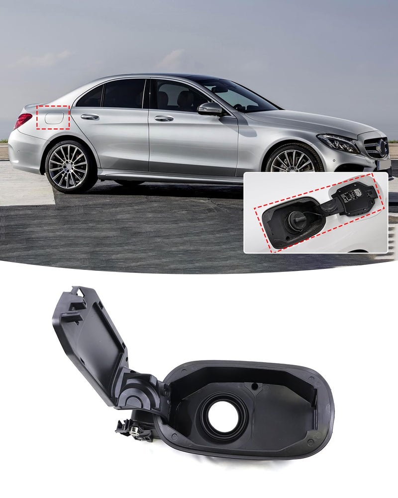 LIMBQS Fuel Tank Cap Cover Assembly Fuel Filler Neck Assembly for Mercedes Benz C Class W205 20142019 2056303204 A2056303204